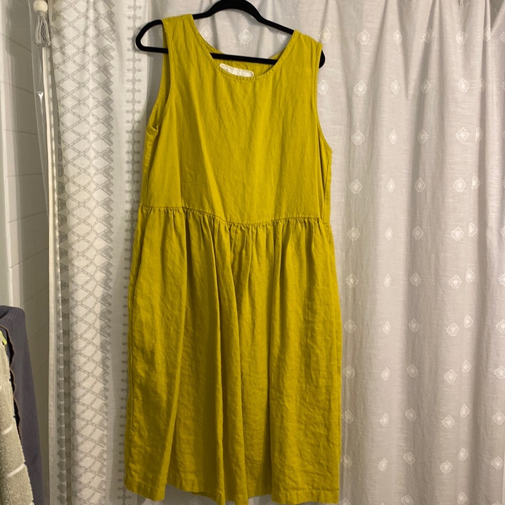 NotPerfectLinen Smock Dress